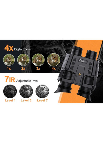Бінокулярний прилад нічного бачення Dsoon NV8000 (до 400м) кріплення на голову + адаптер FMA L4G24 + карта 64Гб No Brand (332635332)