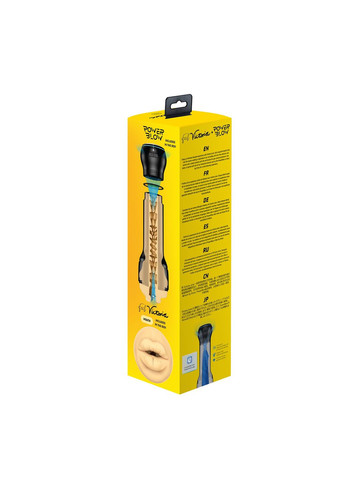 Мастурбатор-ротик FeelVictoria Mouth зі всмоктувальною інтерактивною насадкою PowerBlow Combo Kiiroo (314507896)