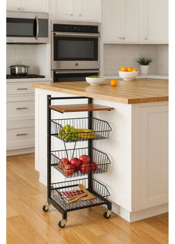 Стелаж Vroda мобільний в стилі Loft Costway (362028098)