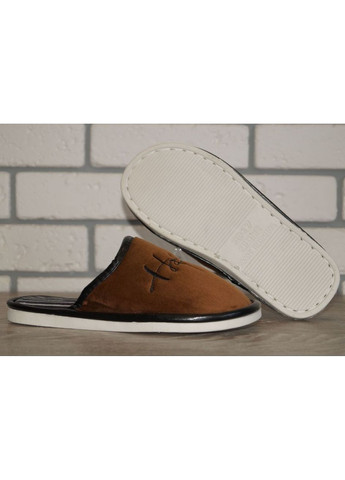 Кімнатні капці підліткові коричневі Elmob (280911833)