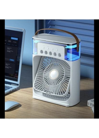 Міні кондиціонер портативний із зволожувачем повітря білий вентилятор з водяним охолодженням для дому та офісу ProDobro (365442486)