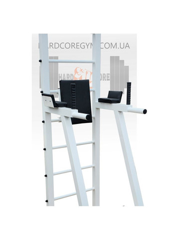 Турнік, бруси та зйомна спинка на прес, шведська стінка Біла (50х50 мм) No Brand (326596802)