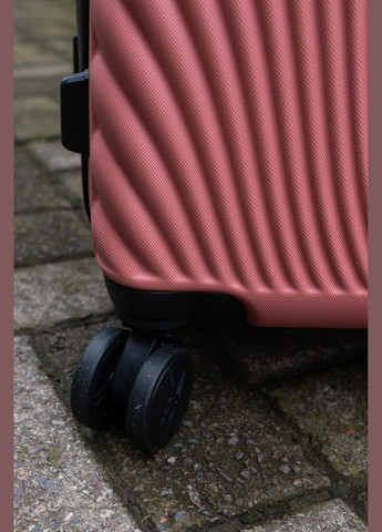 Валіза пластикова середня M, колір блакитний Wings 120 (324072215)