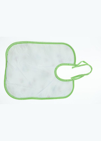 Нагрудник на зав'язках трикотажний 25*30 см із зайчиком зелений 9м+ (39362) BABYKROHA (312269536)