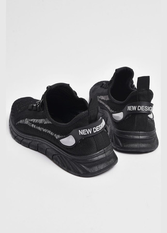 Чорні Осінні кросівки чоловічі текстиль чорного кольору Let's Shop