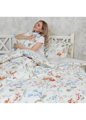 Постільна білизна сімейна Ранфорс 22199-S 210х143х2 см Viluta (327791026)