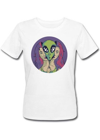 Жіноча футболка Alien Girl (біла) Fat Cat - (283025795)