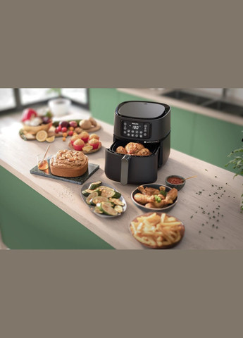 Мультипечь Ovi Connected XXL 2000Вт, чаша-7.2л, сенсорное управл., 8 авто. программ, пластик, черный Philips (322245506)