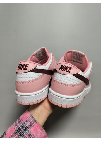 КРОСІВКИ ЖІНОЧІ NIKE SB DUNK LOW PINK ROSE НАЙК СБ ДАНК No Brand рожеві демісезони (368885269)