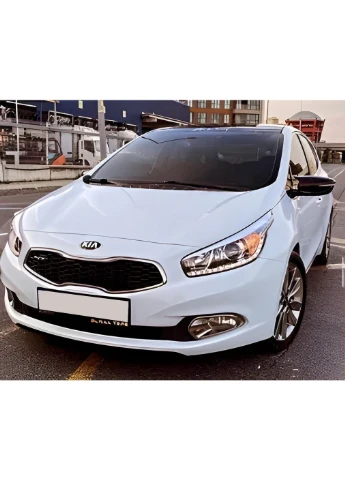 Накладки на дзеркала BMW-Style (2 шт) для Kia Cerato 3 2013-2018 рр DPT (394658317)