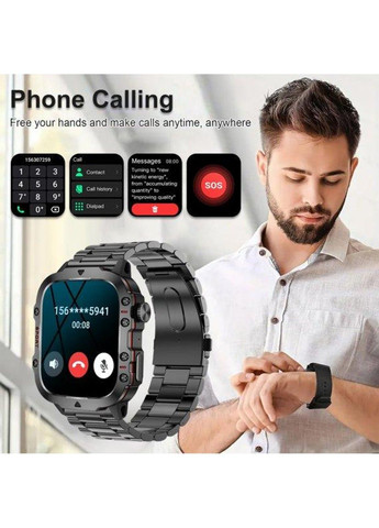 Розумний смарт годинник Smart Expert Nano каучук + 2 ремінці Lige (314483518)