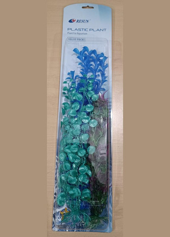 Набор из 3х шт PLK-133 (30,30,40.5 см) водоросли, аквариумные растения из пластика Resun (278308545)