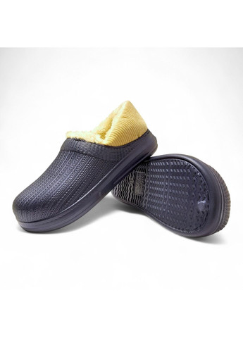 Жіночі утеплені сабо з високою п'яткою розмір 37(23,5см.) сині Gipanis (365873917)