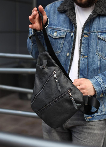 Кросс-боди из натуральной зернистой кожи Vishnya (317842733)