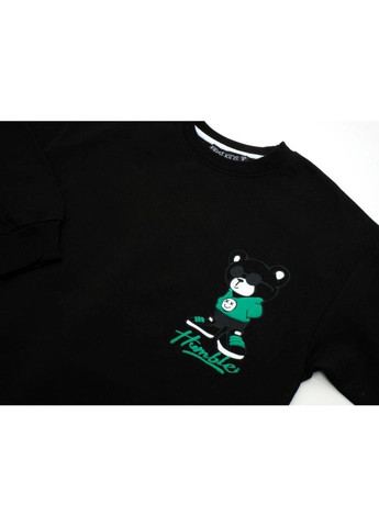 Кофта з ведмедем (3132-152B-black) First Kids (301146881)