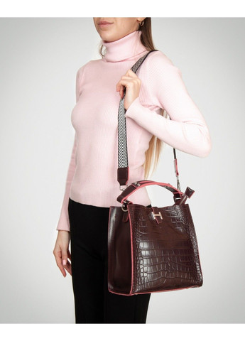 Женская кожаная сумка через плечо 9701 bordo Alex Rai (370766747)