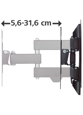Крепление ТВ поворотное TV-WB, AR-2, 19-48", Hama (370605177)