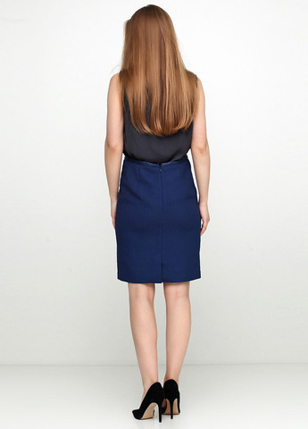 Синяя повседневная юбка черный Axel