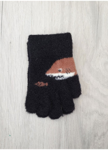 Вязаные одинарные перчатки для мальчиков 2-4 года No Brand (361665190)