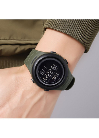 Часы 2166AG Army Green электронные мужские спортивные с компасом шагомер и будильник ProDobro (367266772)