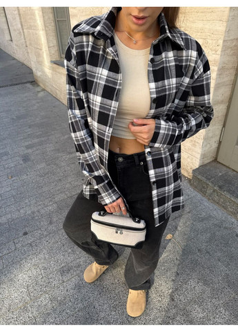 Жіноча сорочка в клітинку No Brand (356510668)