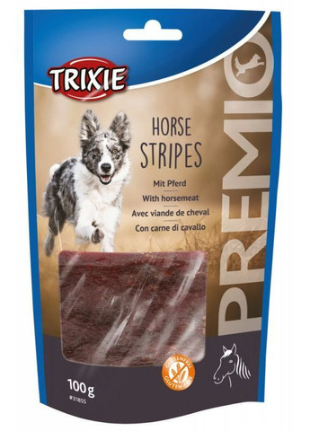 Лакомство для собак PREMIO Horse Stripes с кониной, 100г Trixie (292257404)