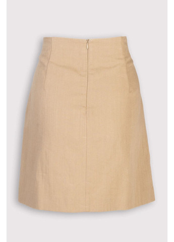 Светло-коричневая карнавальный, праздничный, коктейльный, повседневная, вечерний, офисная, домашний, пляжный, кэжуал стильная классическая юбка Sandro карандаш, а-силуэта (трапеция)