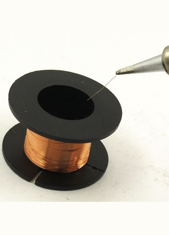 Проволока медная в катушке Hornking для монтажа перемычек / длина 10 м / D=0.10 mm No Brand (322566925)