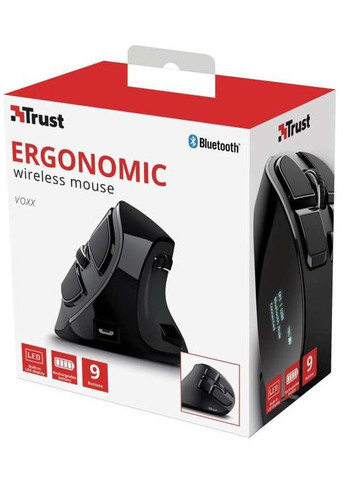 Мышь Voxx Rechargeable Ergonomic WL Black (23731_TRUST) Trust (360412383)