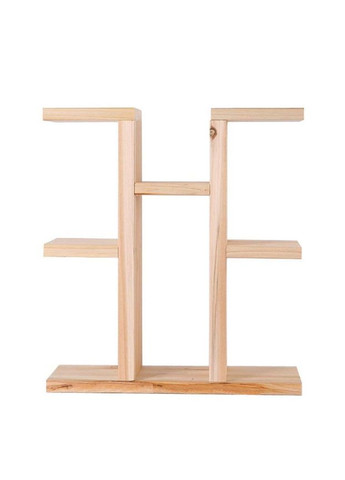 Підставка для квітів з дерева Кальпео ваніль (ЦВП-000402) No Brand (328225740)