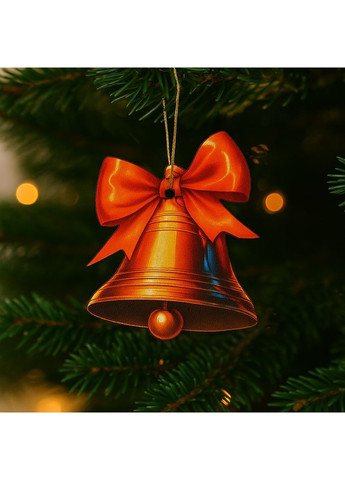 Декоративная игрушка-декор Колокольчик 6х7 см Разноцветный (DN-889) Luxyart (368290345)