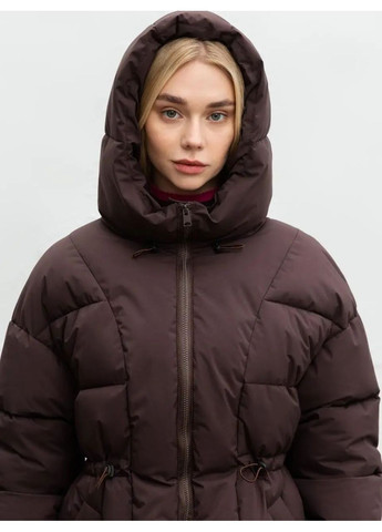 Коричнева зимня жіноча зимова куртка SK