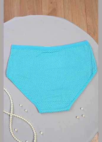 Трусы женские полубатальные голубого цвета Let's Shop (301000739)