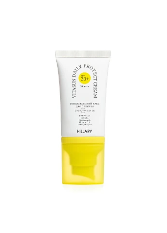 Сонцезахисна мінеральна пудра з SPF 30 та крем для обличчя SPF 30 захист від сонця для шкіри бездоганний тон Hillary (387188202)