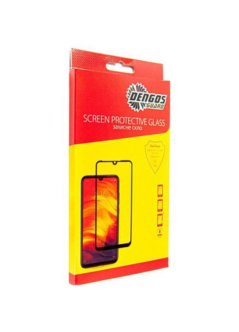 Защитное стекло Glass Full Glue для OPPO A17K Black (TGFG257) DENGOS (311280287)