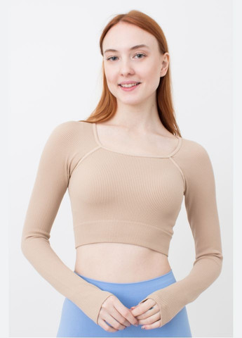 Топ жіночій безшовний з довгими рукавами CROP TOP RIB Giulia CROP TOP RIB (новинка) (316683826)