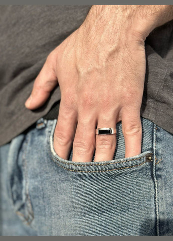 Печатка срібна із золотом 187р, розмір No Brand (358501414)