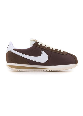 Комбіновані Осінні кросівки чоловічі nike cortez brown найк кортез No Brand