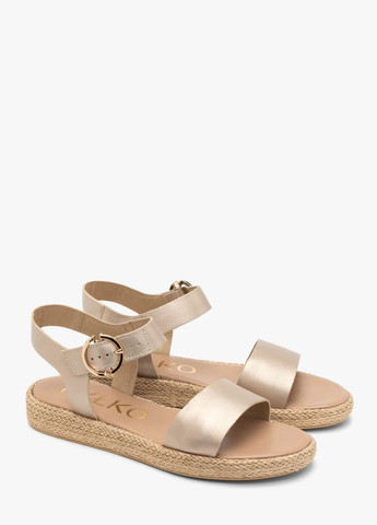 Жемчужные босоножки Rylko с ремешком