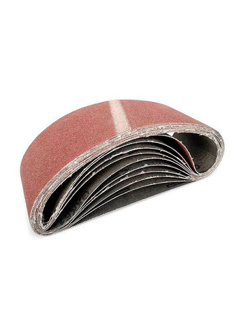 Шлифовальная лента для обработки для дерева и металла 75 х 457 мм зернистость Р120 (10 шт.) Intertool (332203167)