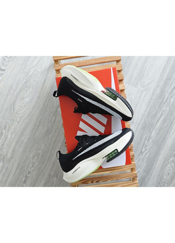 Чорно-білі Осінні кросівки чоловічі і жіночі nike air zoom alphafly black white | найк аір зум алфафлай чорні білі No Brand