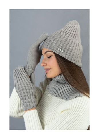 Жіночий комплект шапка, рукавички та баф Совон Braxton (370279086)