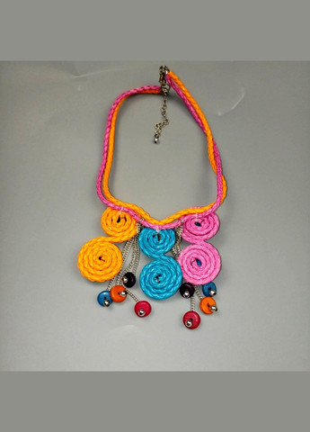 Ожерелье ручной работы хиппи бохо в подарочной коробке/Яркое украшение + подарок No Brand (342384682)