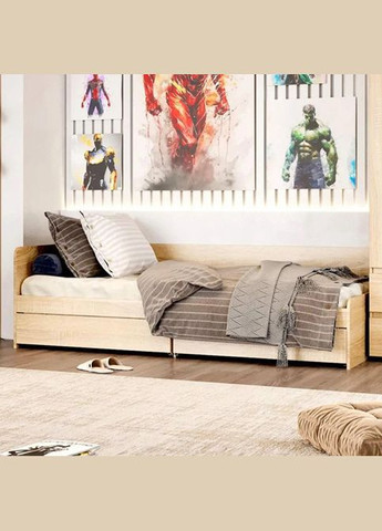 Односпальне ліжко з ящиками Соната-800 80х190 см (EVR-071108) Еверест (335211241)