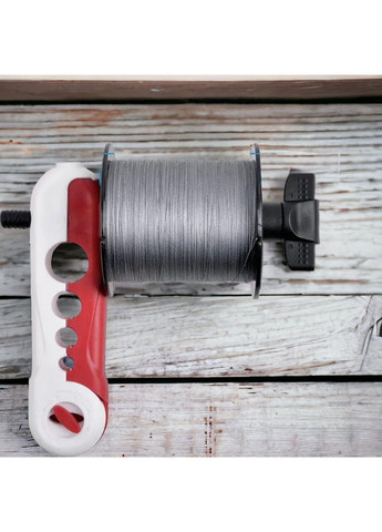 Затискач для намотування волосіні / шнура регульований (Red+White) No Brand (369160716)