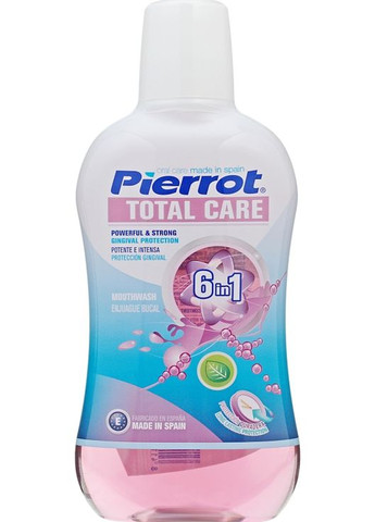Ополаскиватель для полости рта "Защита 6 в 1" Total Care Mouthwash 6 in 1 500ml (581087-58147) Pierrot (368654122)