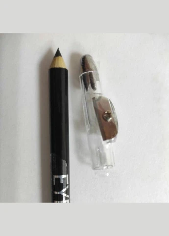 Олівець для очей дерев'яний з точилкою Eye Liner № 201 Матовий Black Чорний Jovial Luxe (367985431)