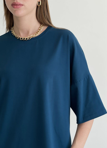 Футболка оверсайз жіноча чорна Монті 800001001 Merlini - (291120869)