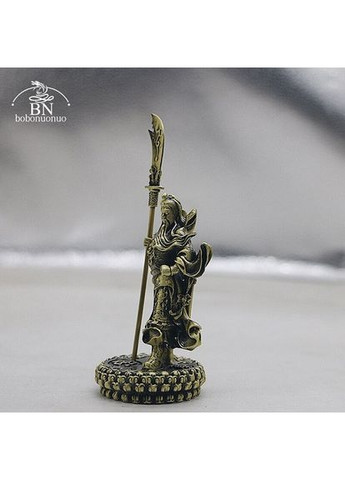 Антикварна вінтажна ретро мідна латунна статуетка Бога війни Гуань Гун No Brand (292260647)