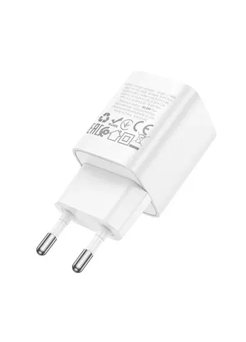 Мережевий зарядний пристрій single port PD30W charger (EU) White 001-6942007630306 Hoco C148A Charm (411070477)